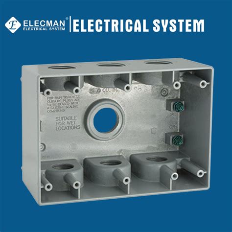 aluminum electrical outlet box factories|aluminum electrical box attachment.